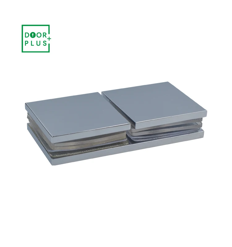 Doorplus Market 45*45mm польский хромовый Твердый латунный квадратный стеклянный кронштейн офисный экран разделительный зажим