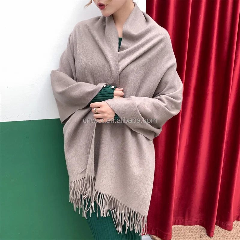 New neutral wind autumn and winter scarf 100% pure cashmere scarf winter couple fringe cashmere
