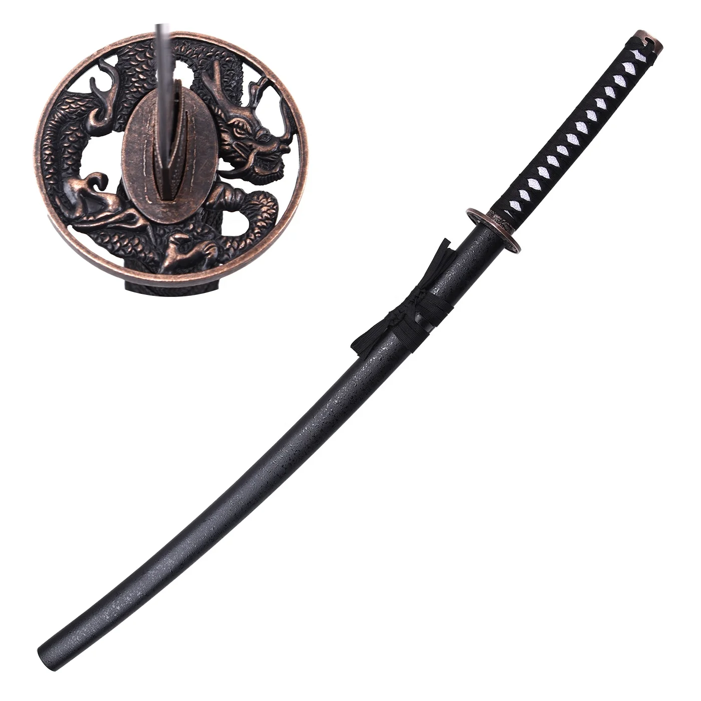 hot selling Round Dragon japanese style cosplay sword toy swords