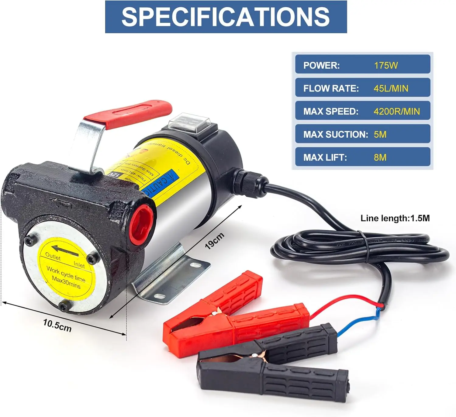 12V 24V Car oil pump  Diesel Oil Kerosene Fuel Transfer Extractor Pump
