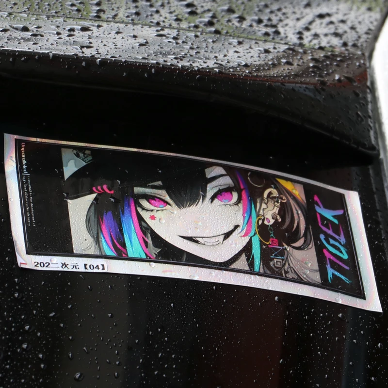 kunshan krell custom jdm stickers custom print sticker car holographic glitter stickers custom printing