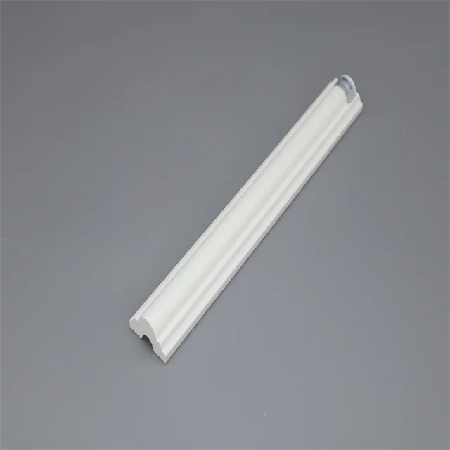 Hot Selling Decorative Flooring PS Waterproof Easy to Install Basic White and Black Skirting Board Baseboard