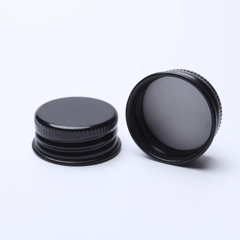 Exquisite Design GPI 20/400 24/400 28/400 Silver Metal Lids Gold Aluminum Screw Covers For Boston Round Glass Bottles