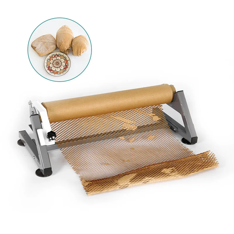 OEM ODM заказной белый коричневый цвет крафт-рулон оберточная сотовая бумага упаковка для дистрибьютора