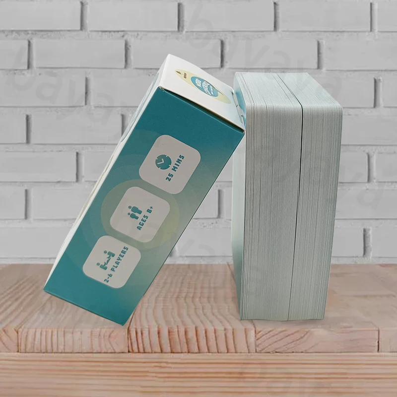 Customised Make Sense Different Ages Team Building Language Learning Kids Educational Word Coherence Flash Card Game