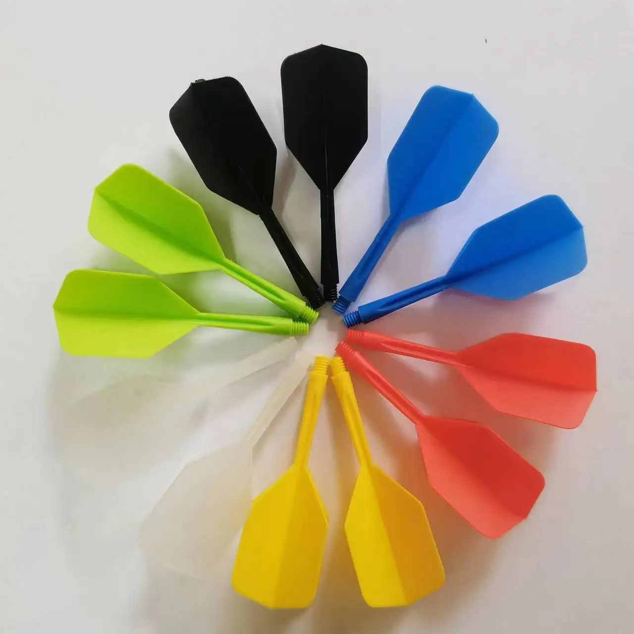 M Plastic Darts Tail Professional Dart Flights 2BA Screw Soft Durable 72mm Darts Tail