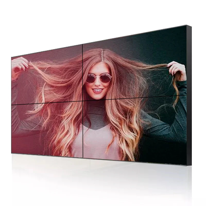 46 49 55 Inch Indoor 4k 2x2 3x3 Mutil Splicing Advertising Player Screen Narrow Bezel 1.8mm 3.5mm Display Lcd Video Wall