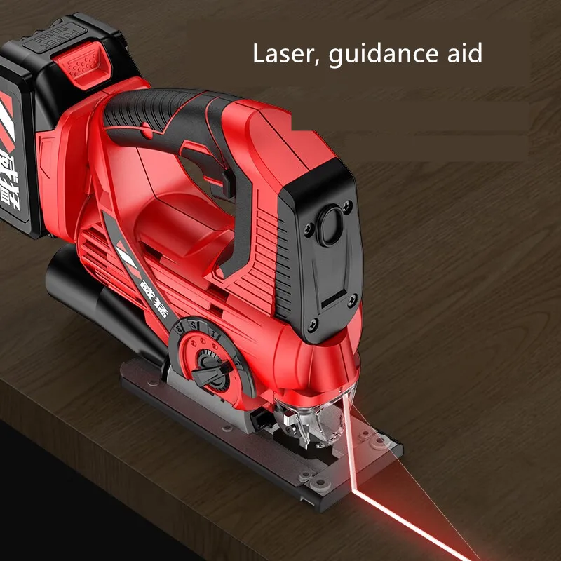 WHAMX 65MM Handheld Multifunctional Wireless Curve table saw jig Wood working Cutting Machine