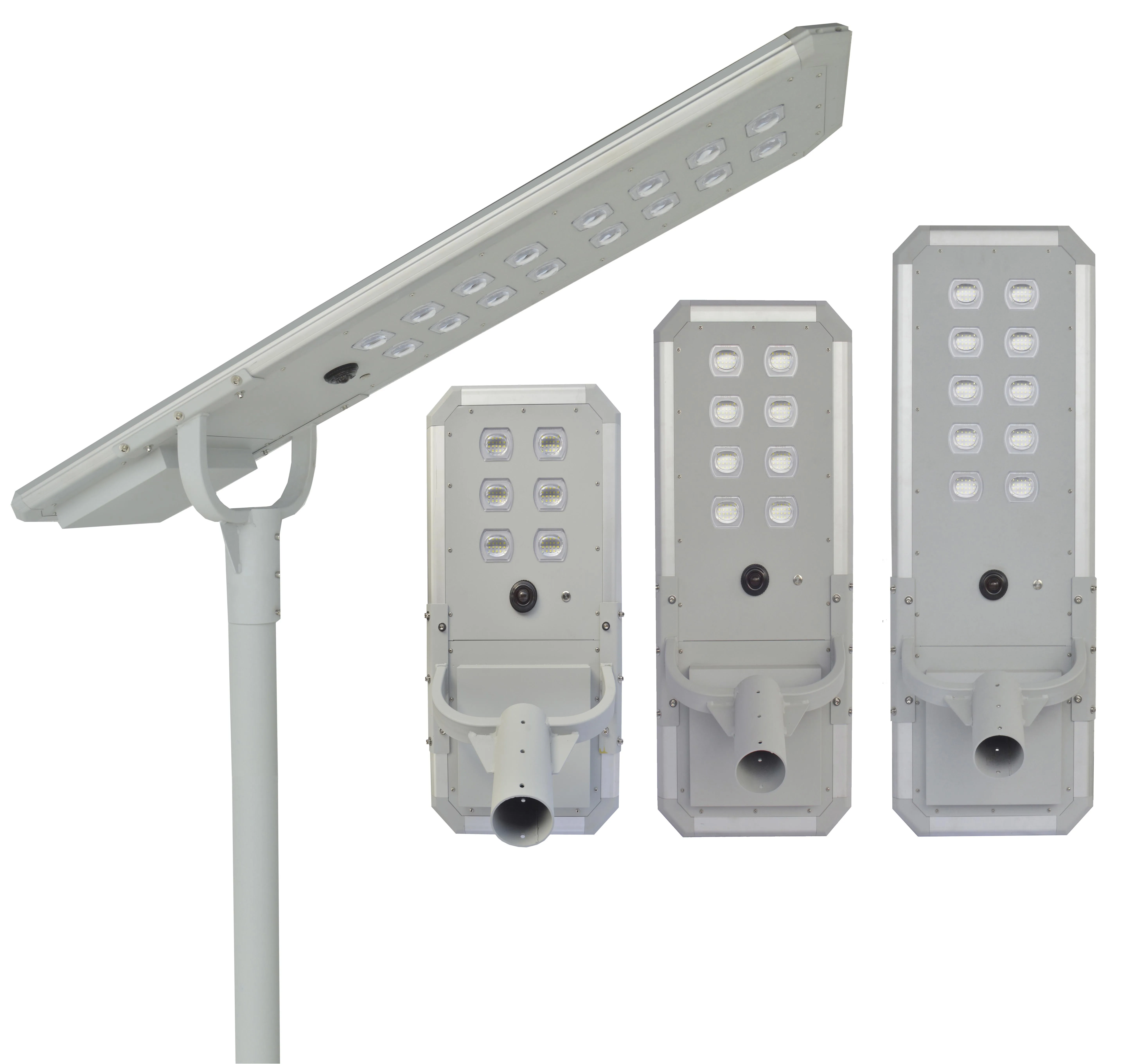 Integrated industrial grade all in one 100w 200w 300w 400w highlight solar led street light outdoor