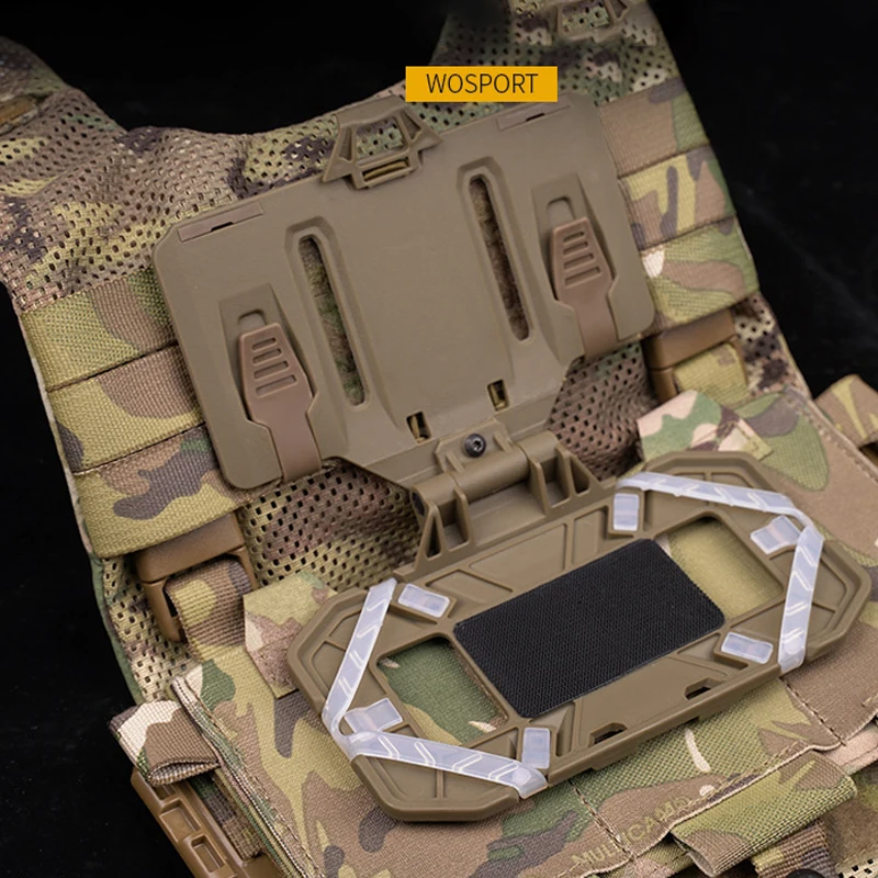 Outdoor Universal Tactical Chest Rig Pouch Add Tactical Equipment Phone Holder Folding navigation pad