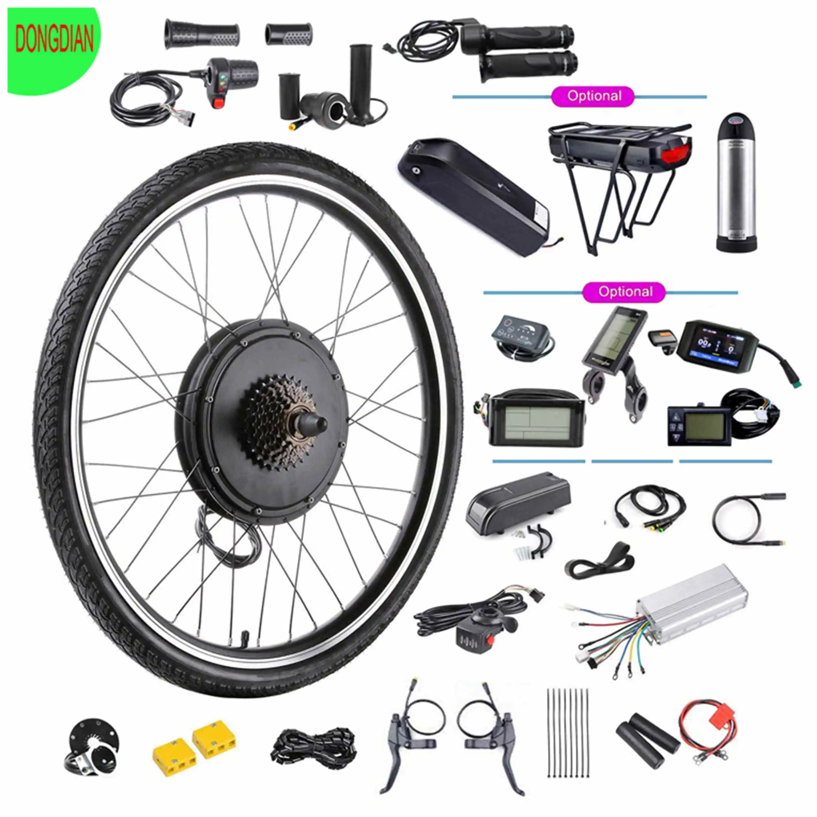 48V литиевая батарея фара для электровелосипеда в Conversion Kit 1000W/1500 ваттовый мотовелосипед; Набор другие + Электрический Велосипедный спорт запасных