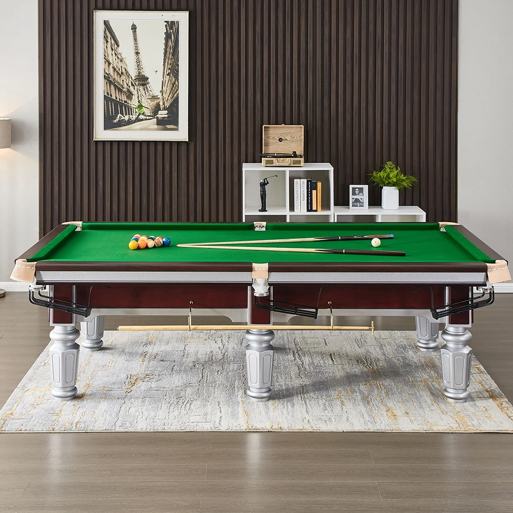Standard 8 9 ft Home Clubhouse Pool Table Set with Pool Cues Commercial free-match billiard table accessories