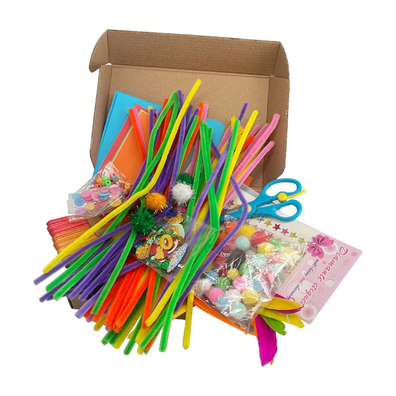 Arts, Crafts  & DIY Toys Creative Products Pipe Cleaners Craft Kit for Kids DIY