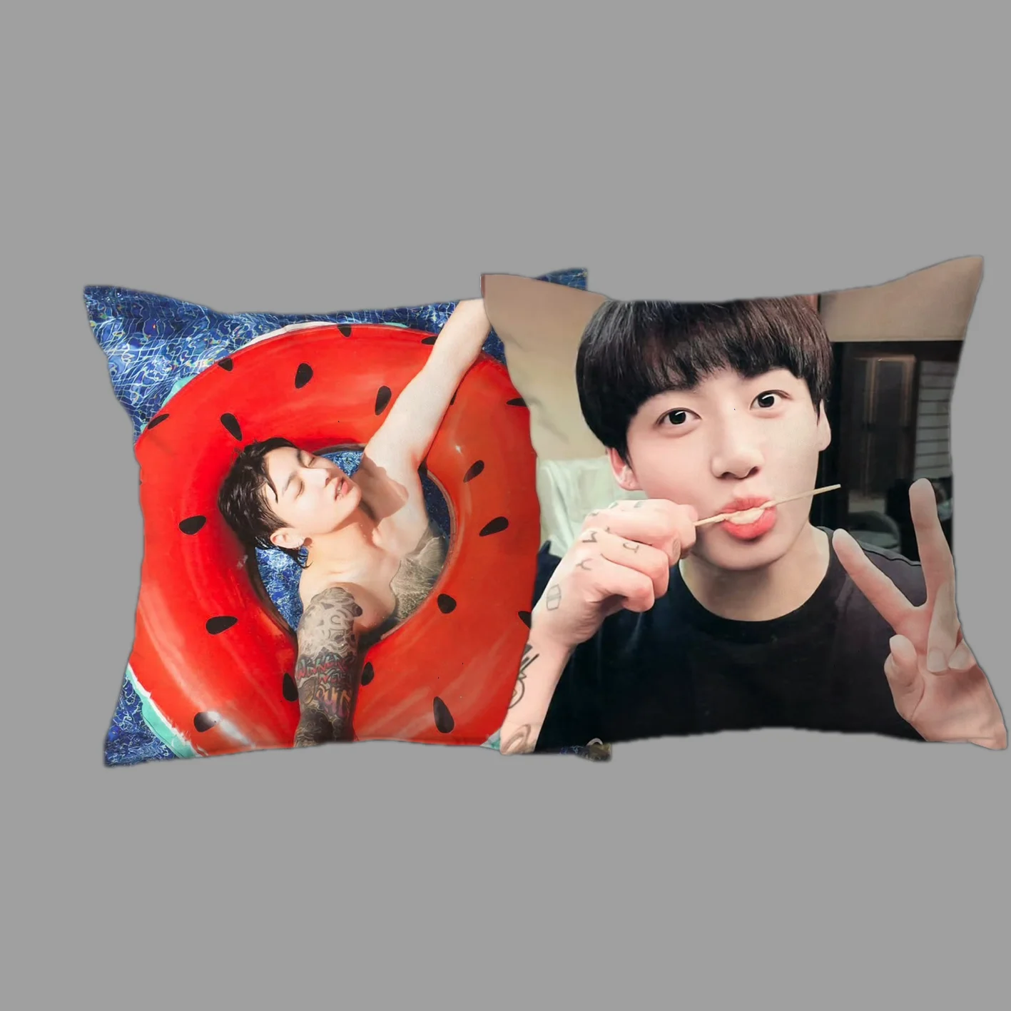 Bangtan Boys JUNGKOOK двухсторонняя подушка shams kpop JUNGKOOK наволочка для спальни аксессуар JUNGKOOK наволочка