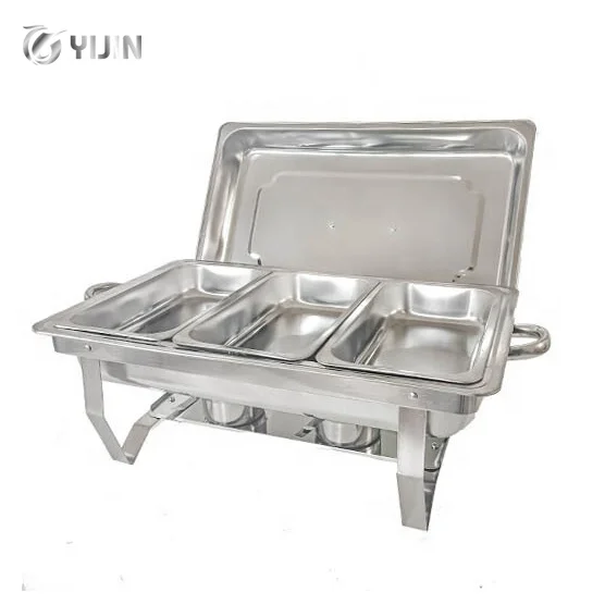 Hotel restaurant food heater catering equipment stainless steel buffet food warmer chafing dish