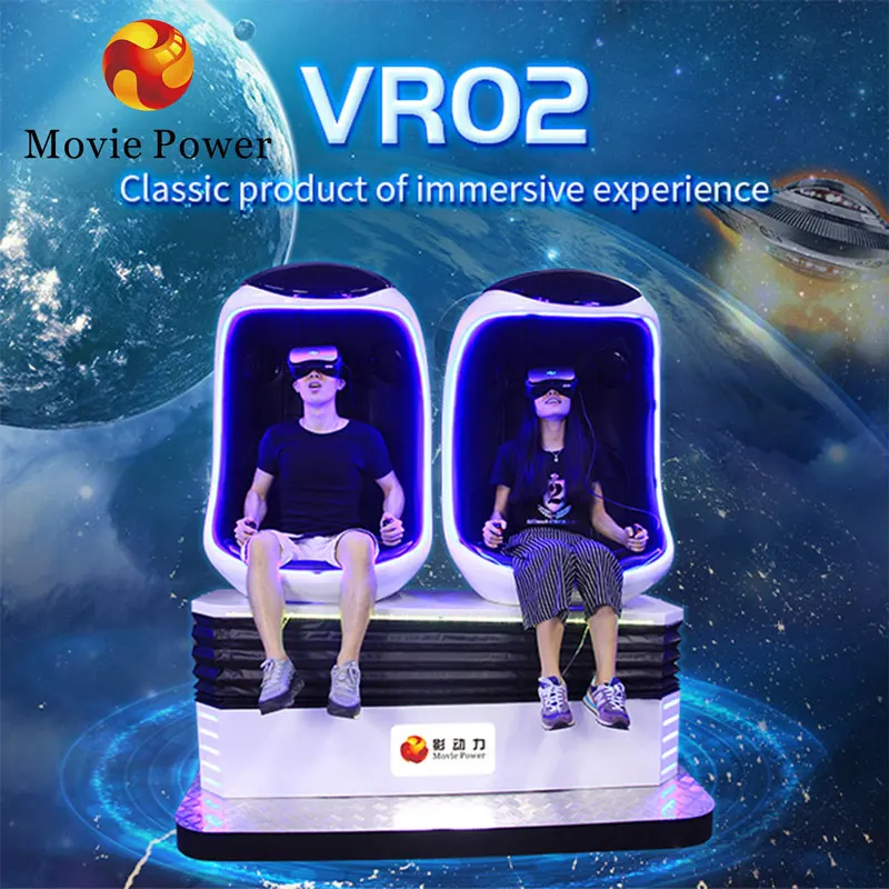 Factory Price 9d virtual reality 9d egg chair 9d egg vr cinema by Movie Power