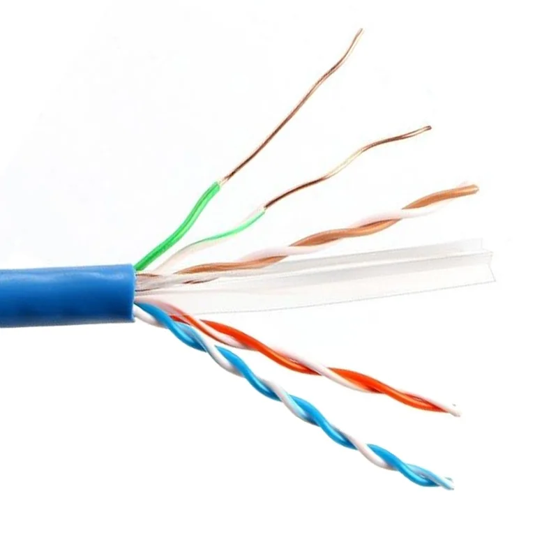 China Factory Network cable cat6 305  UTP Cat6 23awg 1000ft  Indoor Use   pass fluke text cat6 cable
