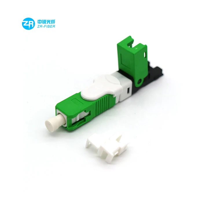 Разъем ftth esc250d sc/lc apc быстрый коннектор rapido fiber optica
