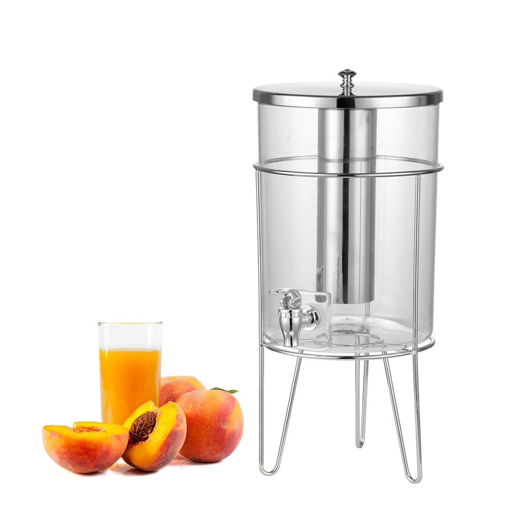 New Design 7L Buffet Simple Style Plastic Catering Soda Beverage Single Juice Drinking Dispenser Plastic Drinks Dispenser