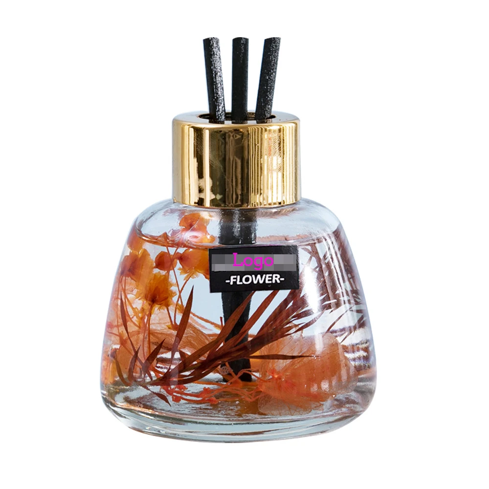 Wholesale hot eco friendly liquid car aroma 50ml reed diffuser glass bottle luxury hotel home fragrance diffuser