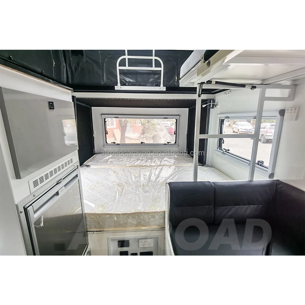 2024 Well-equipped Outdoor Camping Luxury Off-road Camper Caravans Hybrid Off Road Camper Trailers