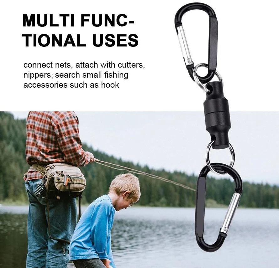 Wholesale Keyring Portable Promotional Super Strong Key Chain Quick Release Magnetic Magnet Metal Keychain