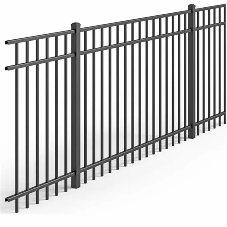 Metal Powder Coated Iron Steel Garden Fence, Trellis & Gates High Quality Garden Security Wrought Iron Steel Fence