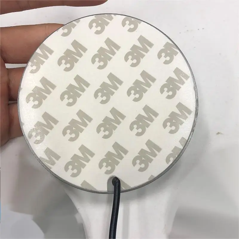 Factory sale 82MM 4D Red Blue White Car Front and Rear Tail Logo LED Emblem Light Cold Light-emitting Badge Logo Light