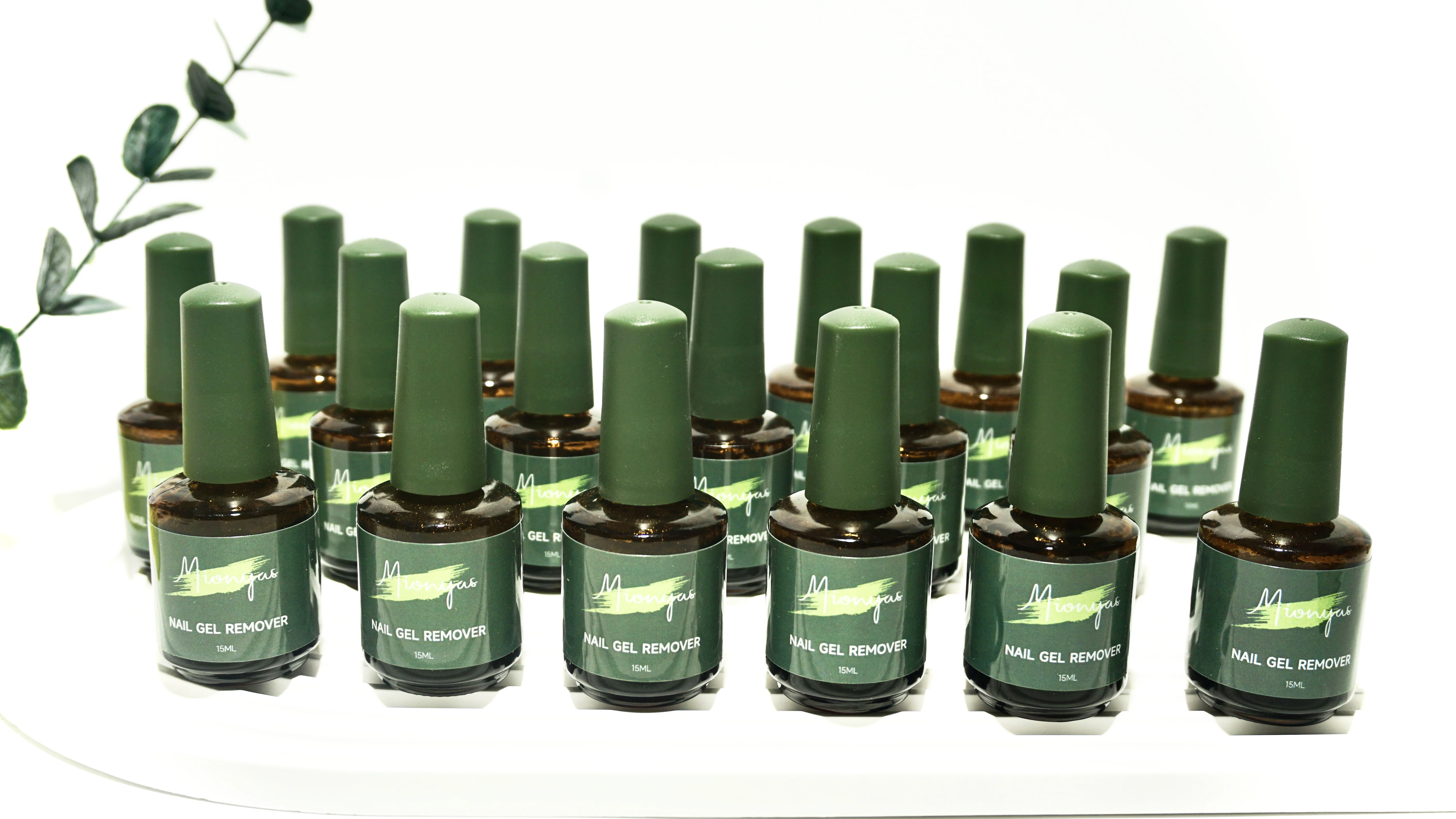 Mionyas OEM Private Label Manicure Nail Art Tools 15Ml Easy Apply UV Gel Magic Nail Polish Remover Organic Nail Gel Remover