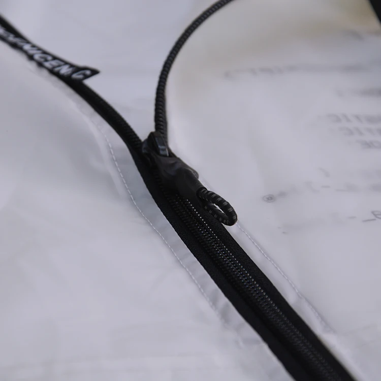 Fashion cycling motorcycle hiking rain coat for men transparent TPU outdoor rain jacket waterproof