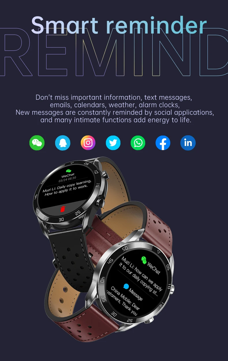dt35 smartwatch 24 hour heart rate monitoring support bt call ip67 waterproof ecg smart watch with fundo app