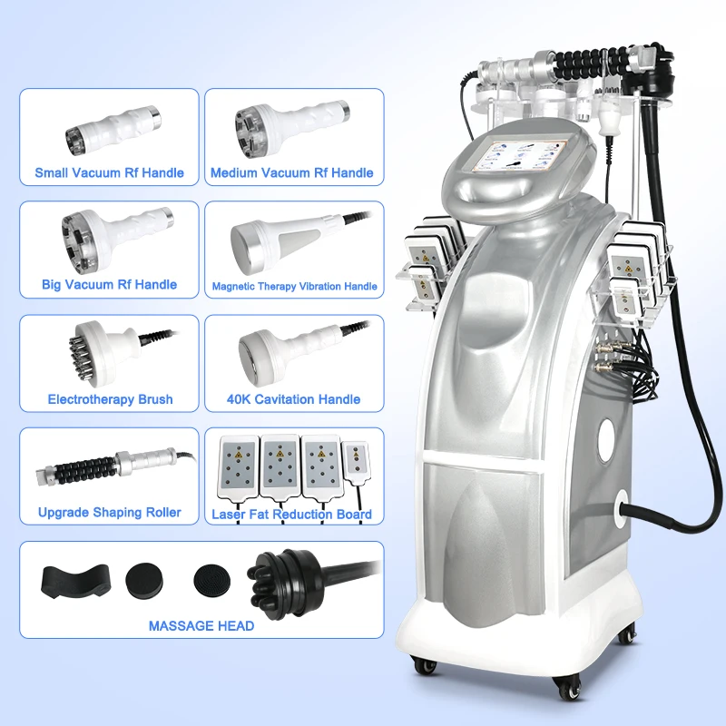Vacuum Slimming Weight Loss Acupressure Massage Machine Professional Custom Small 7 8 9 In 1-Ultrasonic-Cavit Machine