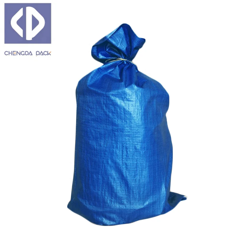 Professional design plastic fertilizer bag dispenser markings woven flour bag