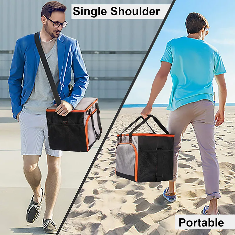 customized leak proof lunch travel picnic cooler bag tote cooler shopping bag insulated lunch for outdoor