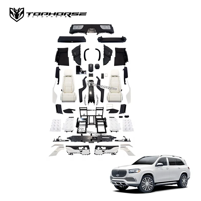 New Arrived Mercede-s Ben-z GLS 450 580 600 X167 Maybach Interior Upgrade Kits  Aero Seat Dashboard  Armrest box