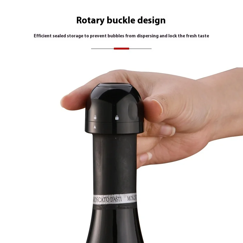 Creative Home Manual Pull-Out Vacuum Wine Stoppers Red Wine Fresh-Keeping Glass Bottle Innovative Stopper Optimal Preservation