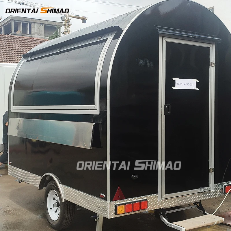 Oriental Shimao Hot Sale Mobile foodtruck with canopy, food display kiosk, coffee trailer/food trailers for australia
