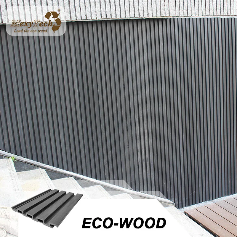 waterproof synthetic material exterior wall boards wpc wall cladding