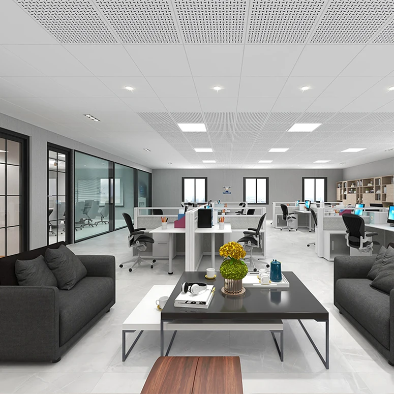 New Products Acoustic Aluminum Suspended Types of Metal Ceiling Tiles