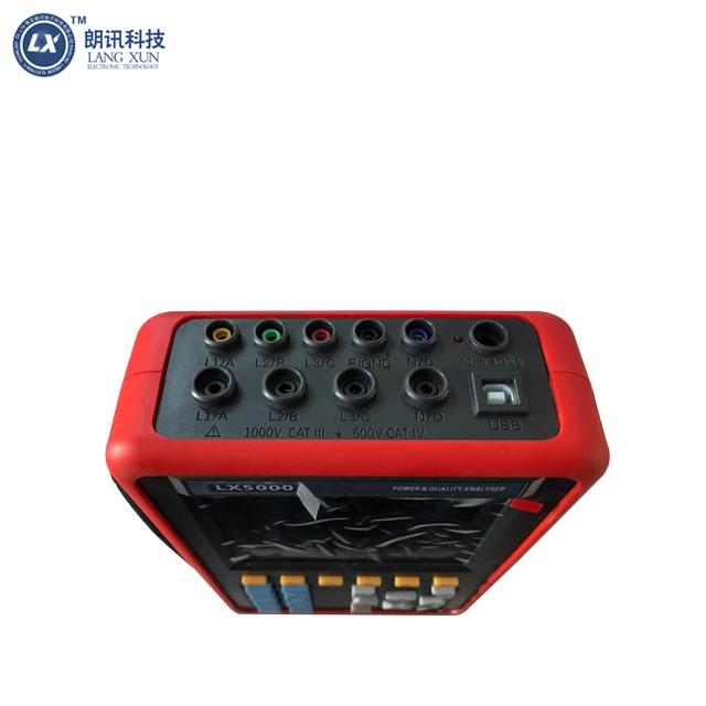 Low Cost Digital Portable 3 Phase Harmonic Power Quality Analyzer