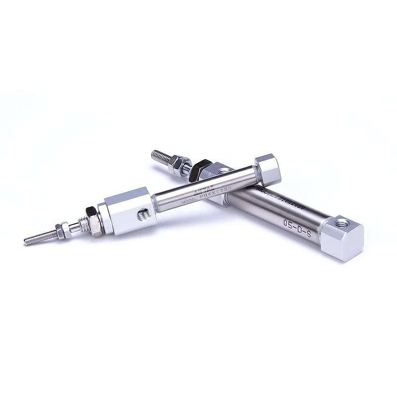 AIRTAC PB6/10*5X10X15X20X25X30X35/40X45X50SUR original genuine pen cylinder Air Cylinder stainless steel  pneumatic cylinder