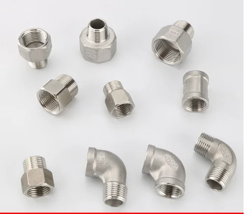 Соединение водопроводной трубы из нержавеющей стали 304, трехходовой Внутренний провод и Внутренний провод прямые к проволочным локтю через 4 точки