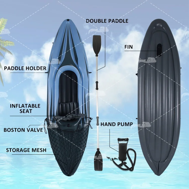 BS-k274 electric motor sea modular price folding inflatable kayak seat