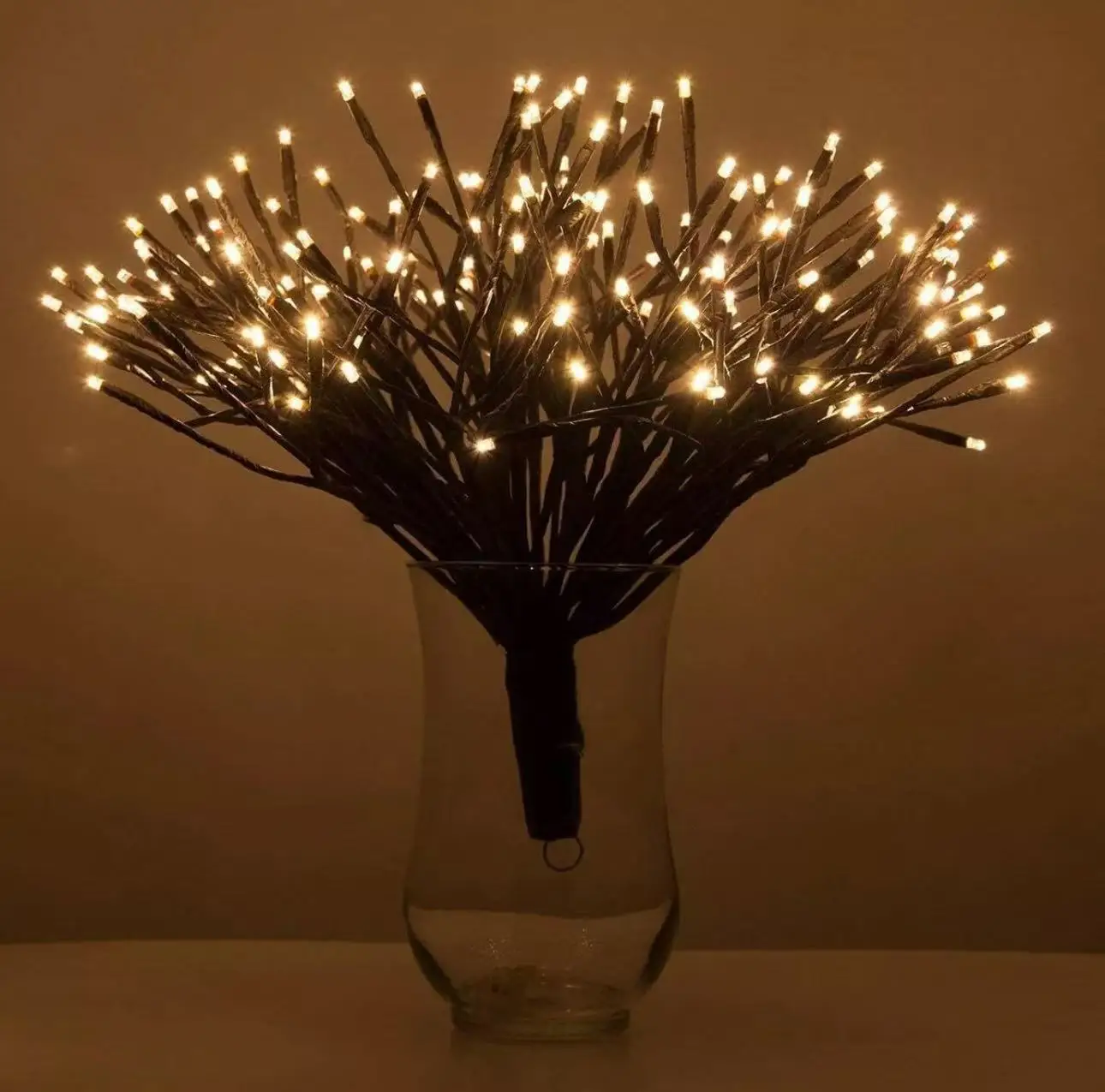 2025 Hot Sale  Christmas Decoration 480L Warm White Copper Wire Micro LED Black Hanging Lights