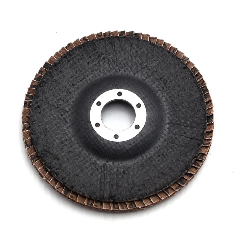 125mm P36 40 60 80 120 Aluminum oxide abrasive flap disc for wood and metal grinding (1600569037925)