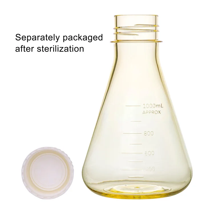 Стерильные поликарбонатные колбы Erlenmeyer 500 мл 16 9