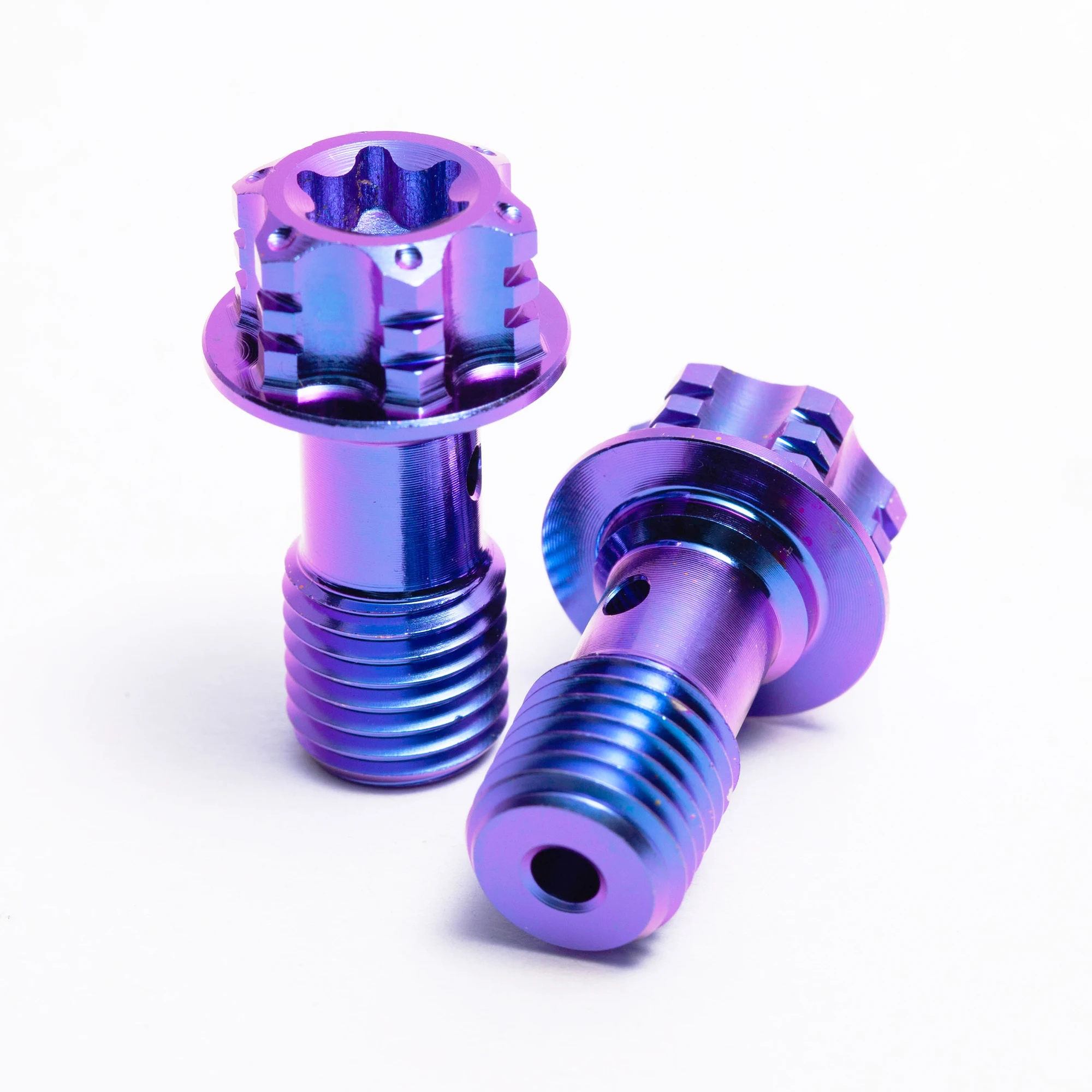 BSTTI Titanium Alloy M10 1.25 Single Banjo Bolt Screw for Motorcycle Brake Calipers