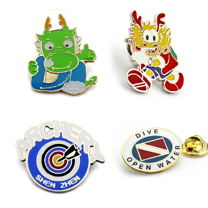 2021 Wholesale No Minimum Personalized Logo Pin Badge/Hard Soft Paper Card With Enamel Pin/Custom Metal Lapel Pins for Clothes