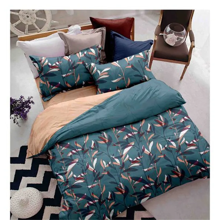 Wholesale custom printed linen duvet cover