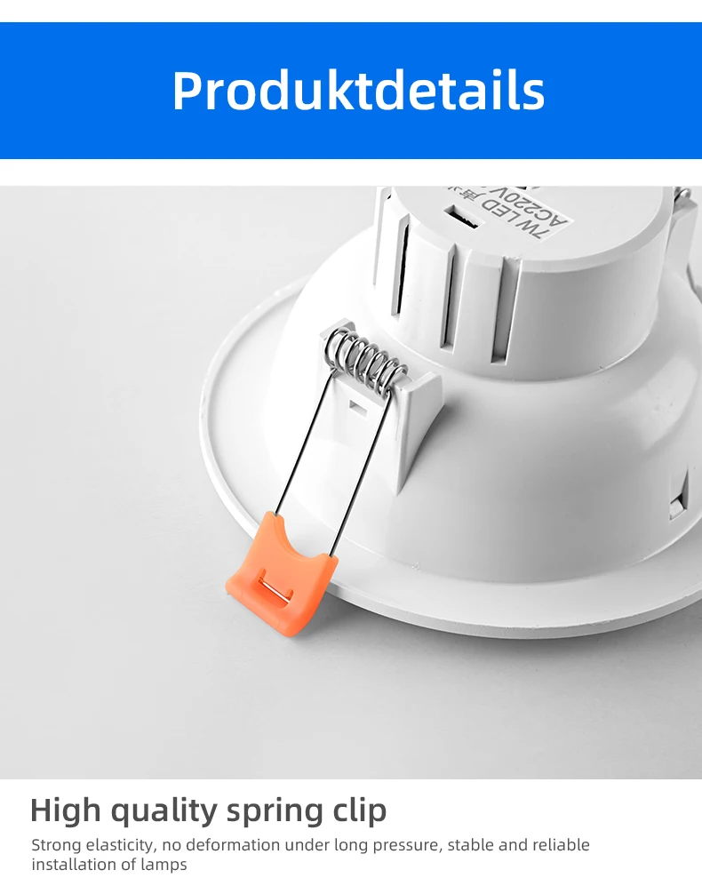 High Quality Indoor Night Motion Radar Sensor Down Light Human Body Infrared Induction Down Lights